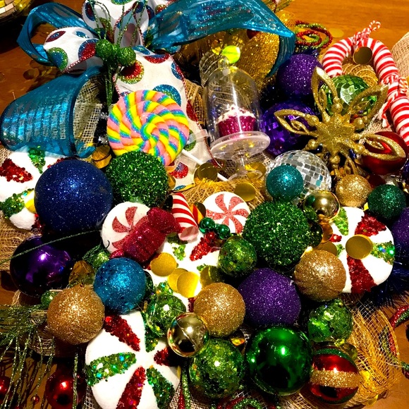 Hand Crafted Other - Happy Birthday Wreath Birthday Celebration Sweets Treat Wreath Final Sale